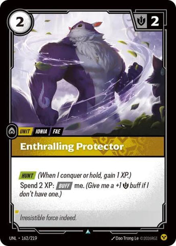 Enthralling Protector (162/219 - Uncommon) [Riftbound TCG: Unleashed]