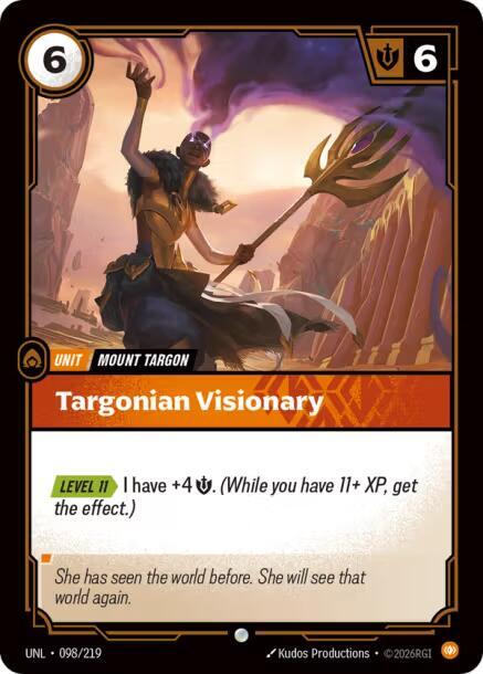 Targonian Visionary (098/219 - Common) [Riftbound TCG: Unleashed]