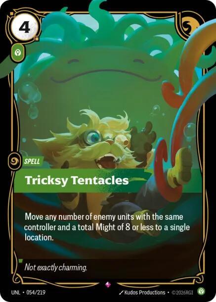 Tricksy Tentacles (054/219 - Rare) [Riftbound TCG: Unleashed]