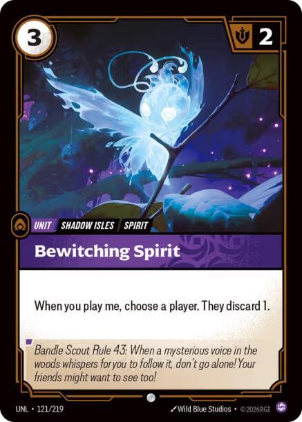 Bewitching Spirit (121/219 - Common) [Riftbound TCG: Unleashed]