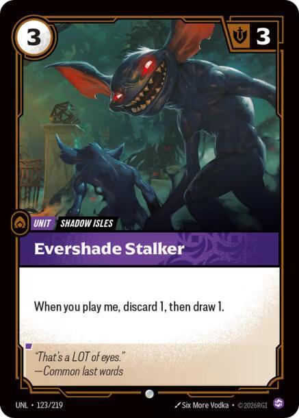 Evershade Stalker (123/219 - Common) [Riftbound TCG: Unleashed]