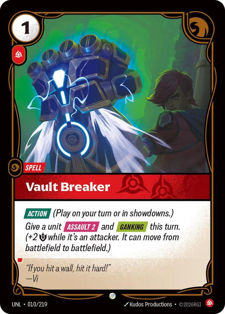 Vault Breaker (010/219 - Common) [Riftbound TCG: Unleashed]