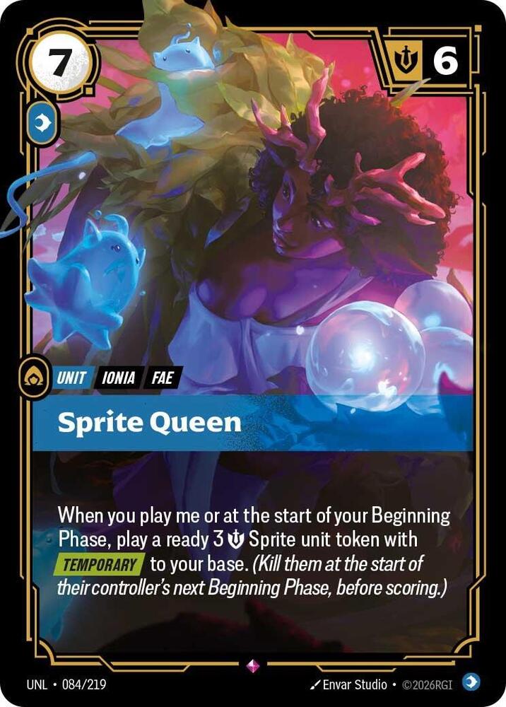 Sprite Queen (084/219 - Rare) [Riftbound TCG: Unleashed]