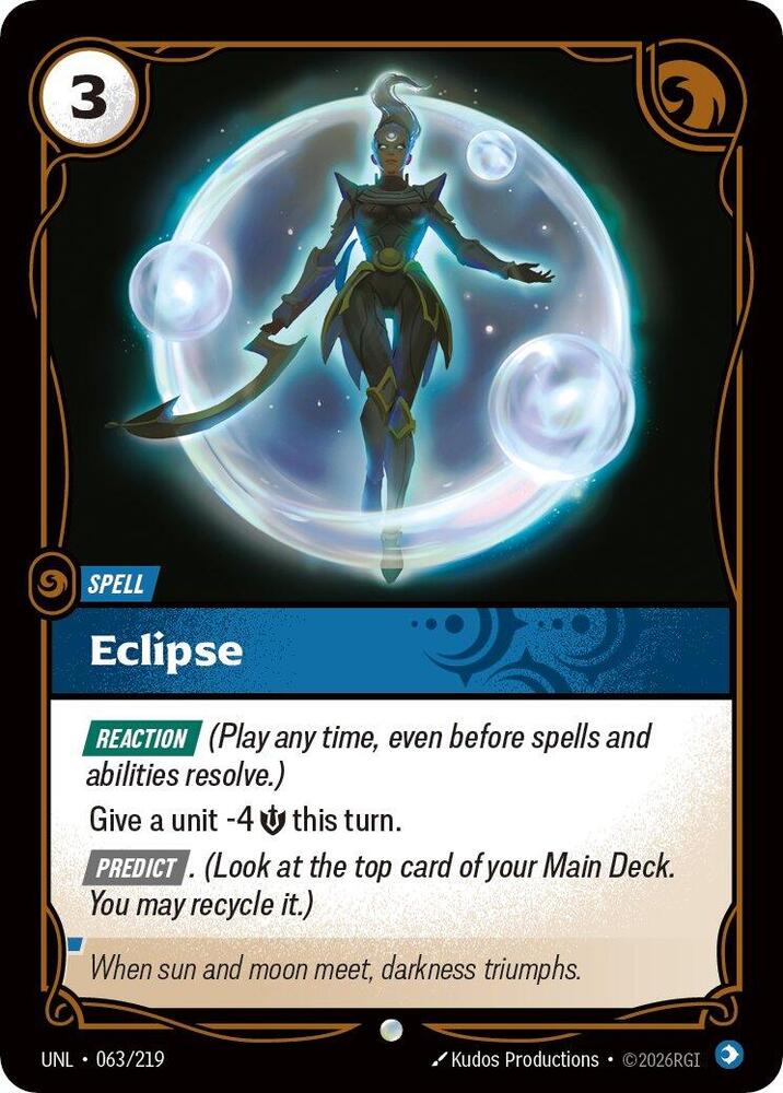 Eclipse (063/219 - Common) [Riftbound TCG: Unleashed]