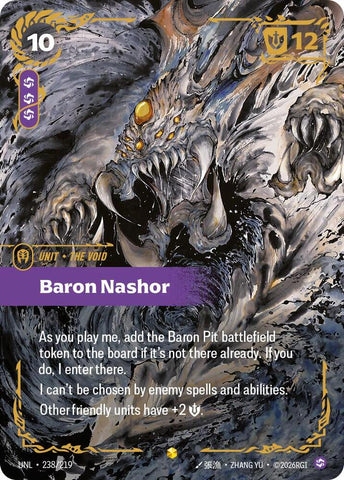 Baron Nashor (238/219 - Ultimate Rare) [Riftbound TCG: Unleashed]
