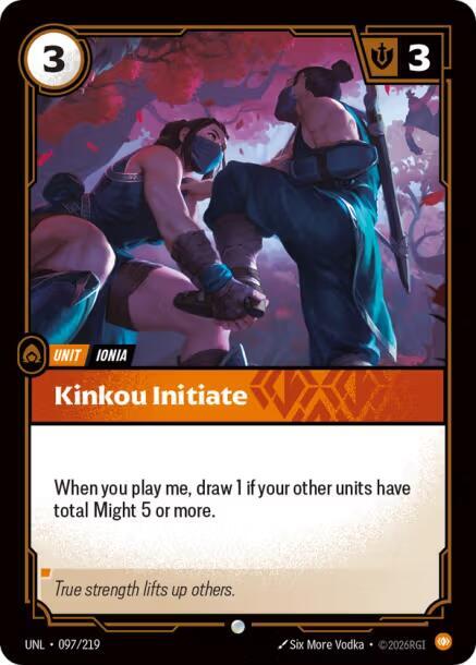 Kinkou Initiate (097/219 - Common) [Riftbound TCG: Unleashed]