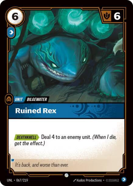 Ruined Rex (067/219 - Common) [Riftbound TCG: Unleashed]