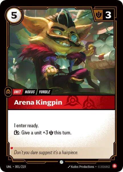 Arena Kingpin (001/219 - Common) [Riftbound TCG: Unleashed]