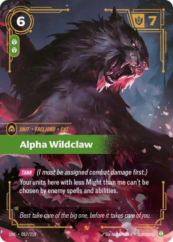 Alpha Wildclaw (057/219 - Epic) [Riftbound TCG: Unleashed]