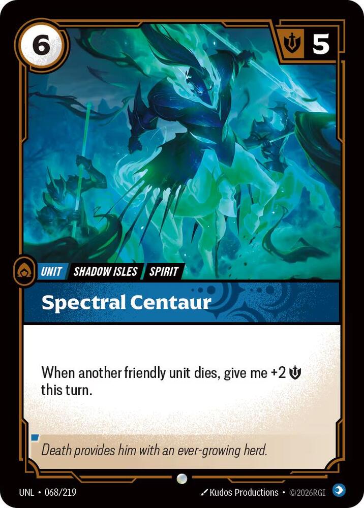 Spectral Centaur (068/219 - Common) [Riftbound TCG: Unleashed]