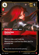 Katarina - Reckless (023/219 - Rare) [Riftbound TCG: Unleashed]