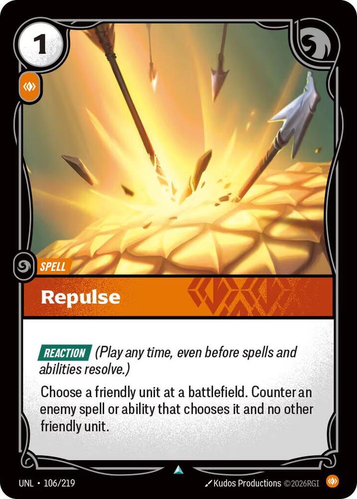 Repulse (106/219 - Uncommon) [Riftbound TCG: Unleashed]