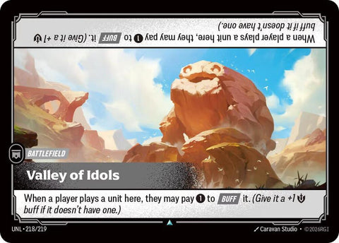 Valley of Idols (218/219 - Uncommon) [Riftbound TCG: Unleashed]