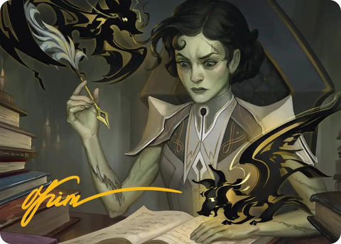 Eternal Student Art Card (Gold-Stamped Signature) [Secrets of Strixhaven Art Series]