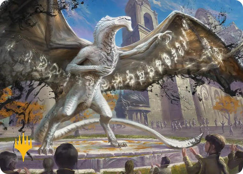 Silverquill, the Disputant Art Card (Gold-Stamped Planeswalker Symbol) [Secrets of Strixhaven Art Series]