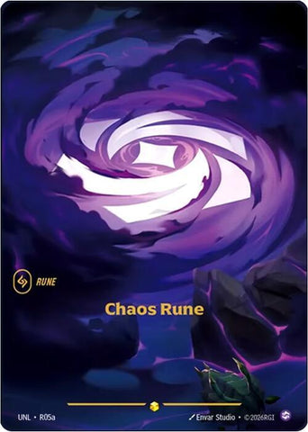 Chaos Rune (R05a - Alternate) [Riftbound TCG: Unleashed]