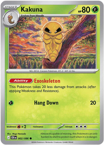 Kakuna (002/086) [Mega Evolution: Chaos Rising]