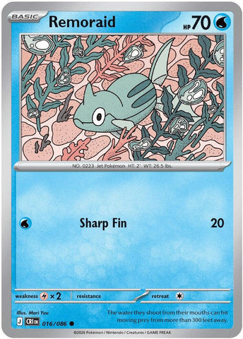 Remoraid (016/086) [Mega Evolution: Chaos Rising]