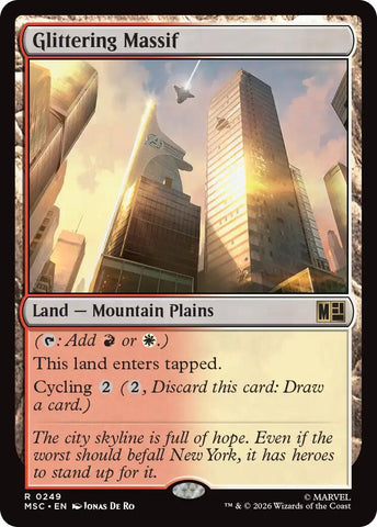 Glittering Massif (Surge Foil) [Marvel Super Heroes Commander]
