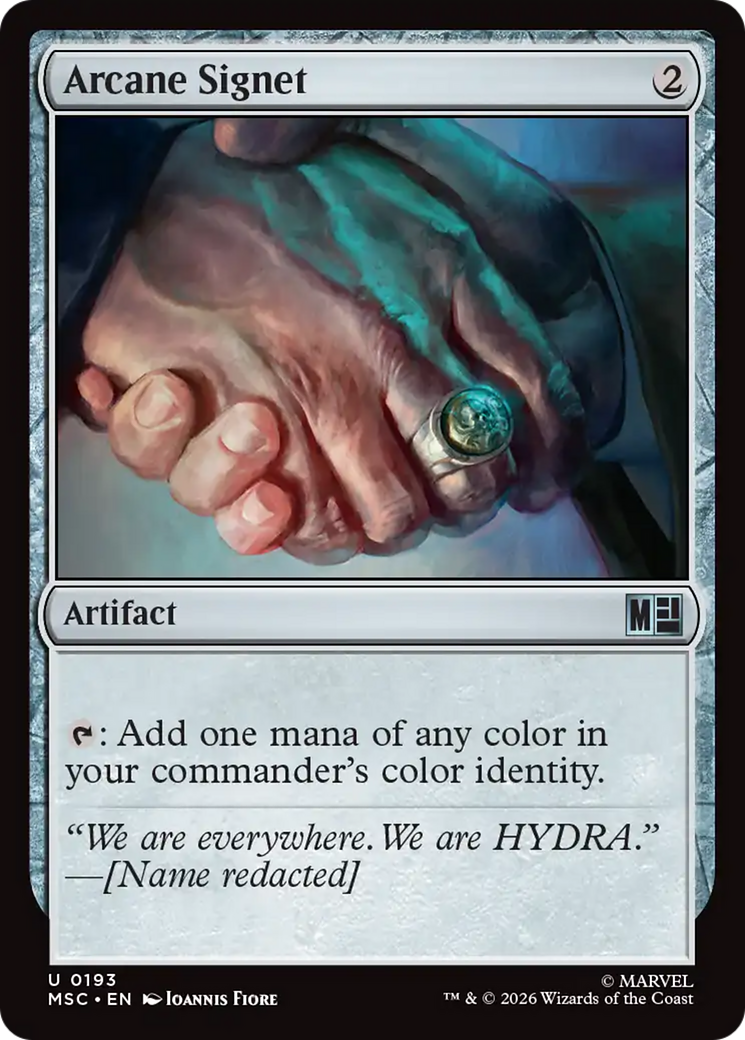Arcane Signet (0191) (Surge Foil) [Marvel Super Heroes Commander]