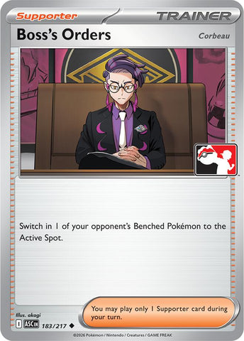 Boss's Orders [Corbeau] (183/217) [Prize Pack Series Nine]