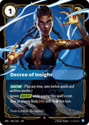 Decree of Insight (061/166 - Rare) [Riftbound TCG: Vendetta]