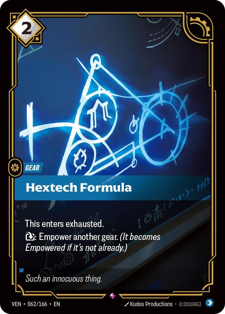 Hextech Formula (062/166 - Rare) [Riftbound TCG: Vendetta]