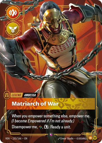 Ambessa - Matriarch of War (153/166 - Rare) [Riftbound TCG: Vendetta]
