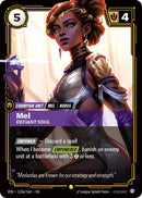 Mel - Defiant Soul (110a/166 - Alternate) [Riftbound TCG: Vendetta]