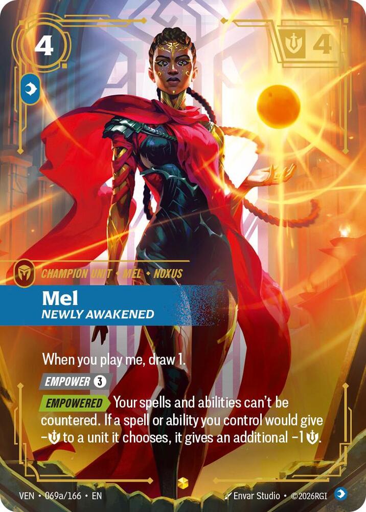Mel - Newly Awakened (069a/166 - Alternate) [Riftbound TCG: Vendetta]