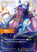 Sett - Brawler (SP4/006 - Showcase Alternate) [Riftbound TCG: Vendetta]