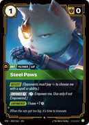 Steel Paws (043/166 - Rare) [Riftbound TCG: Vendetta]