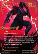 Zed - From the Shadows (023/166 - Epic) [Riftbound TCG: Vendetta]