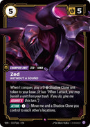 Zed - Without a Sound (112/166 - Rare) [Riftbound TCG: Vendetta]