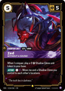 Zed - Without a Sound (112a/166 - Alternate) [Riftbound TCG: Vendetta]