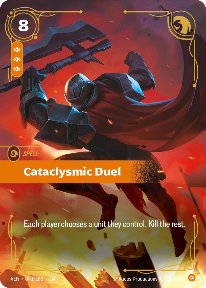 Cataclysmic Duel (090/166 - Epic) [Riftbound TCG: Vendetta]