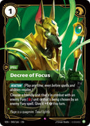 Decree of Focus (040/166 - Rare) [Riftbound TCG: Vendetta]