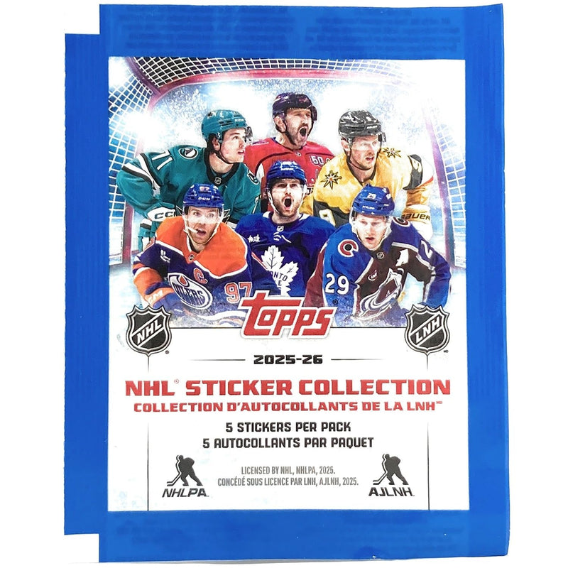 2025-26 Topps NHL Sticker Pack