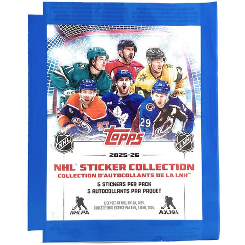 2025-26 Topps NHL Sticker Pack