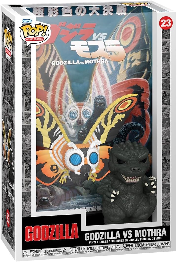 Pop Movie Poster - Godzilla vs Mothra 23