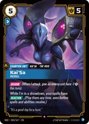 Kai'sa - Rebel (063/167 - Rare) [Riftbound TCG: Radiance]