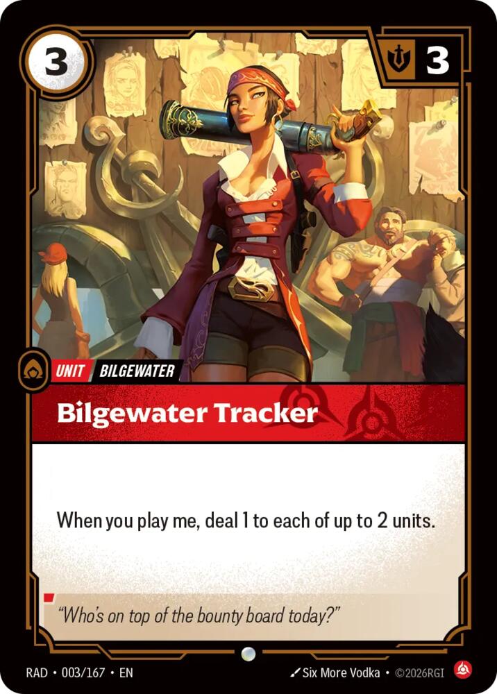 Bilgewater Tracker (003/166 - Common) [Riftbound TCG: Vendetta]