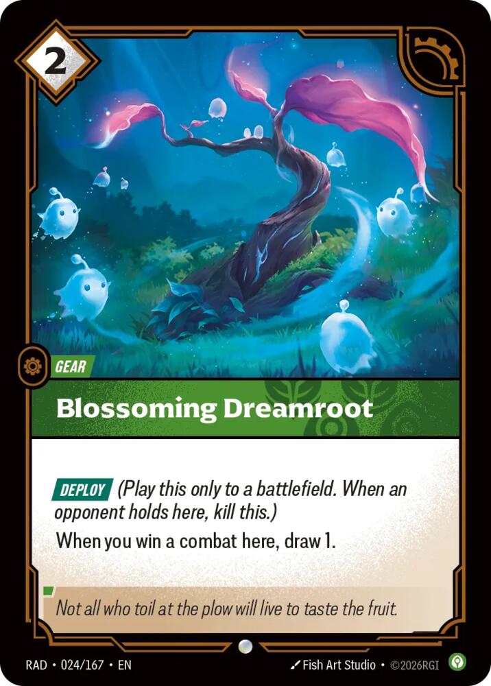Blossoming Dreamroot (024/166 - Common) [Riftbound TCG: Vendetta]