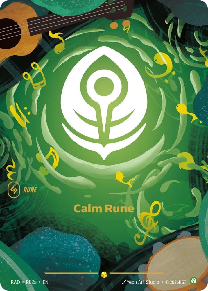 Calm Rune (R02a - Alternate) [Riftbound TCG: Radiance]