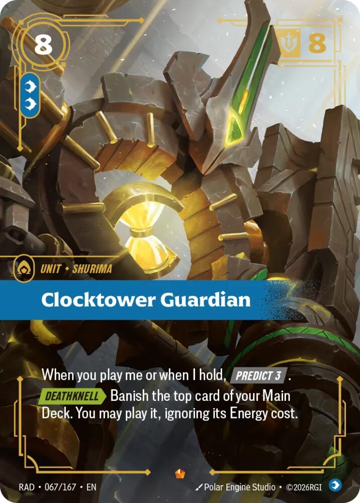 Clocktower Guardian (067/167 - Epic) [Riftbound TCG: Radiance]