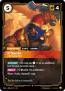 K'Sante - Courageous (086/167 - Rare) [Riftbound TCG: Radiance]