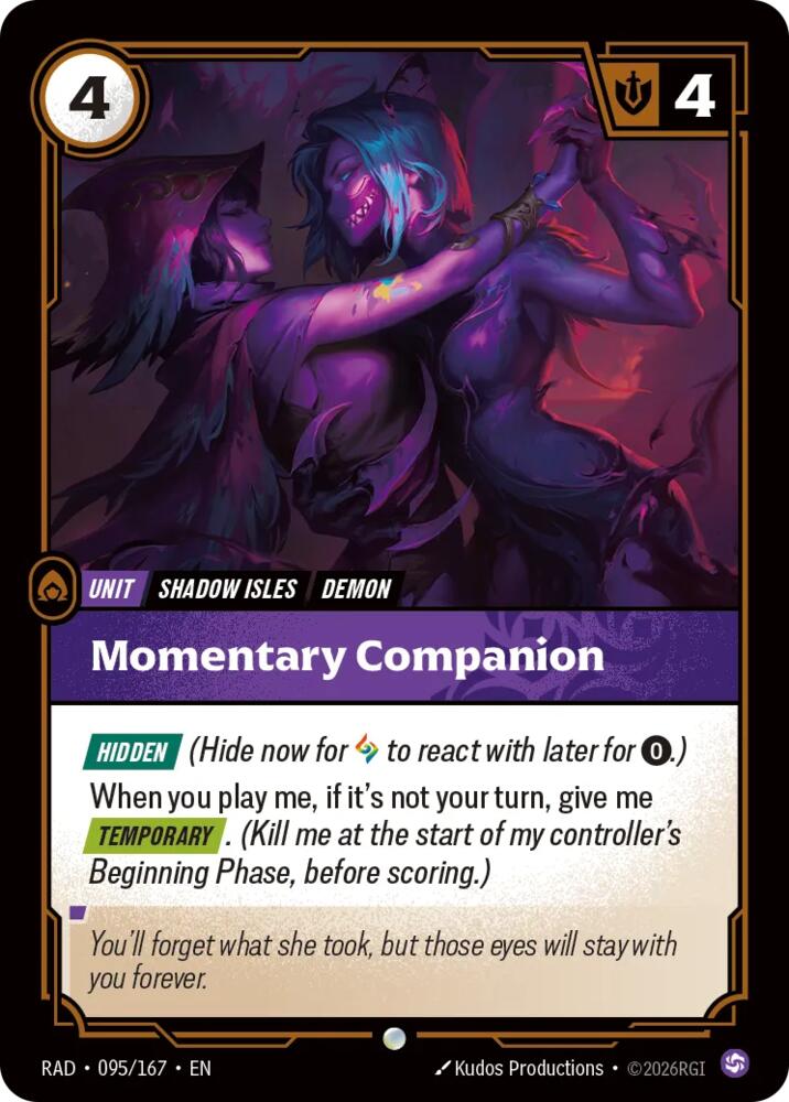 Momentary Companion (095/166 - Common) [Riftbound TCG: Vendetta]