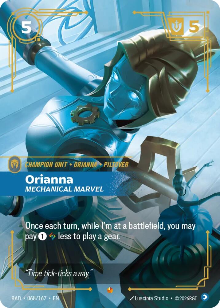 Orianna - Mechanical Marvel (068/167 - Epic) [Riftbound TCG: Radiance]