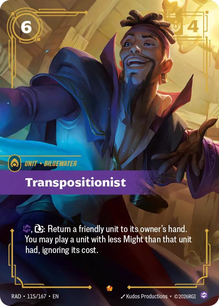 Transpositionist (115/167 - Epic) [Riftbound TCG: Radiance]