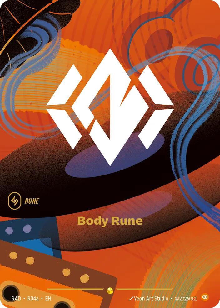 Body Rune (R04a - Alternate) [Riftbound TCG: Radiance]